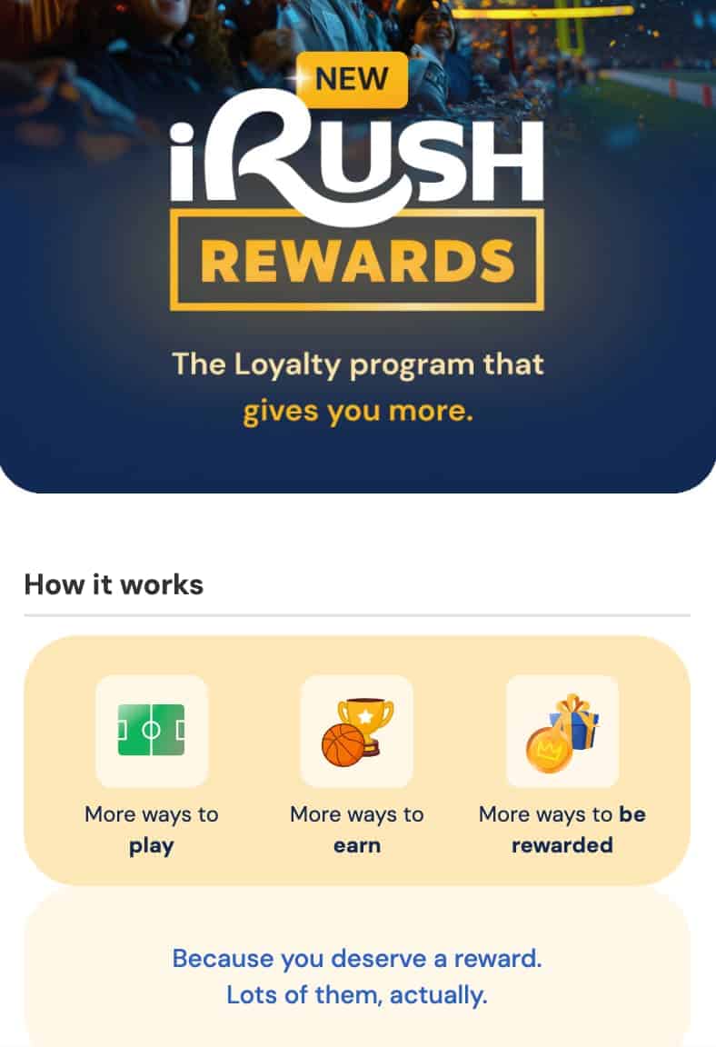 BetRivers sportsbook loyalty rewards program